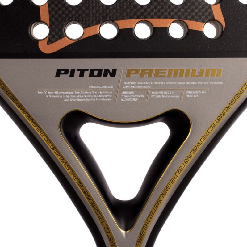 RAQUETTE DE PADEL BLACK CROWN PITON PREMIUM 2024