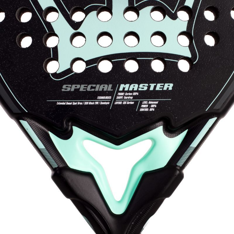 RAQUETTE DE PADEL BLACK CROWN SPECIAL MASTER