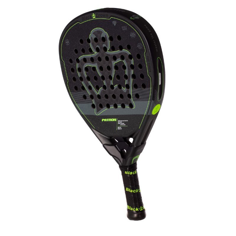 RAQUETTE DE PADEL BLACK CROWN PATRON