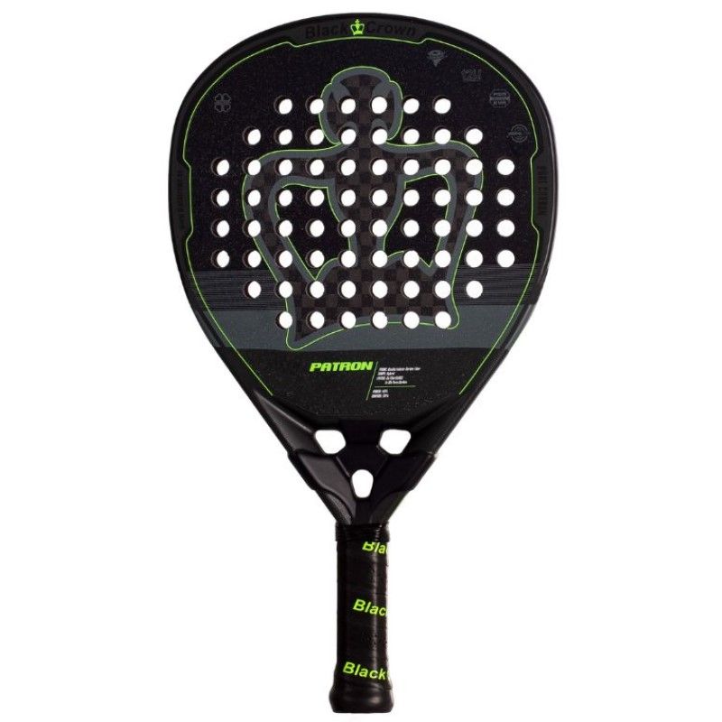 RAQUETTE DE PADEL BLACK CROWN PATRON 2024