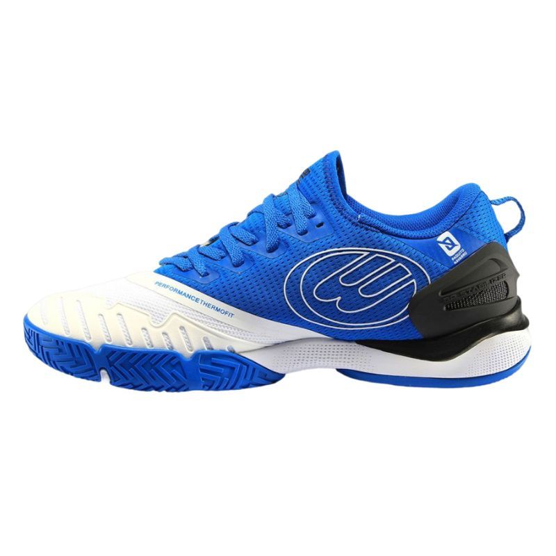 CHAUSSURES DE PADEL BULLPADEL HACK HYBRID FLY 22 blanc/bleu/noir