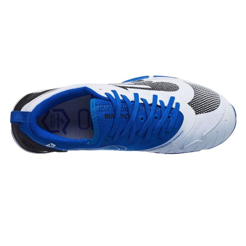 CHAUSSURES DE PADEL BULLPADEL HACK HYBRID FLY 22 blanc/bleu/noir