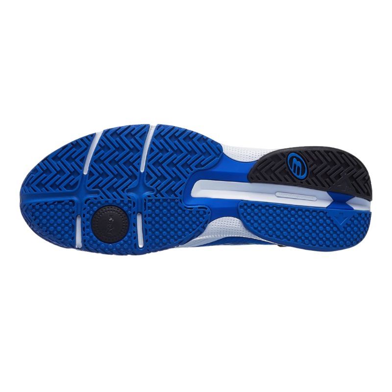 CHAUSSURES DE PADEL BULLPADEL HACK HYBRID FLY 22 blanc/bleu/noir
