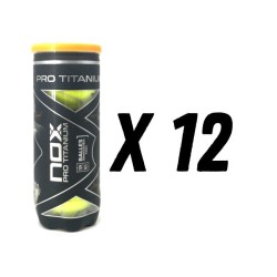 LOT DE 12 TUBES DE BALLES NOX PRO TITANIUM X3