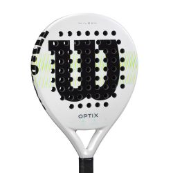 RAQUETTE DE PADEL WILSON OPTIX V1 blanche