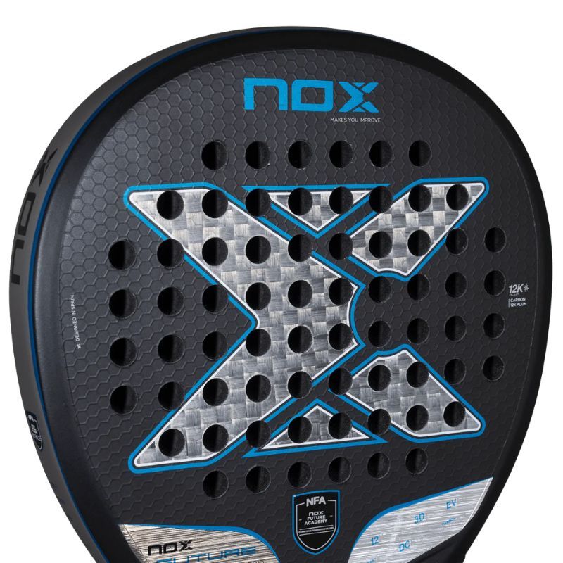 RAQUETTE DE PADEL NOX FUTURE HYBRID 12K ALUM 2025