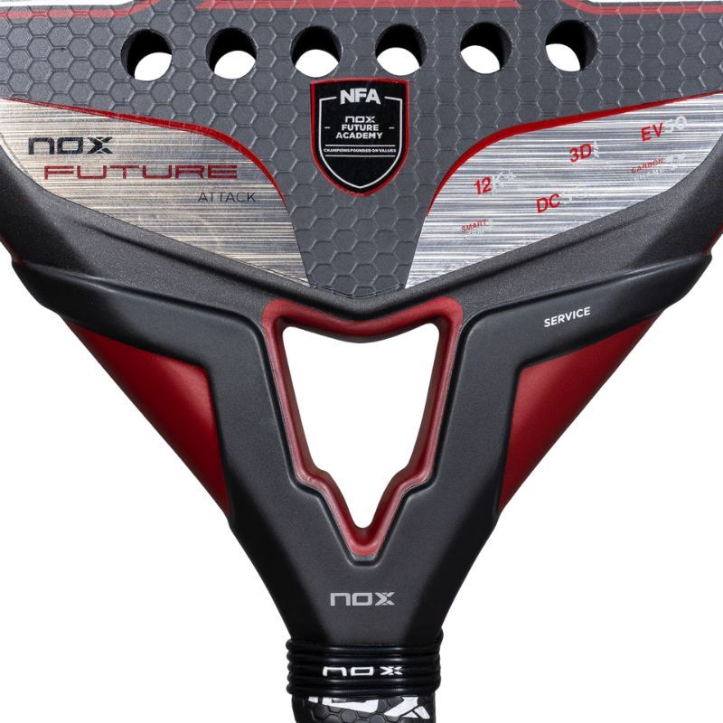 RAQUETTE DE PADEL NOX FUTURE ATTACK 12K ALUM 2025