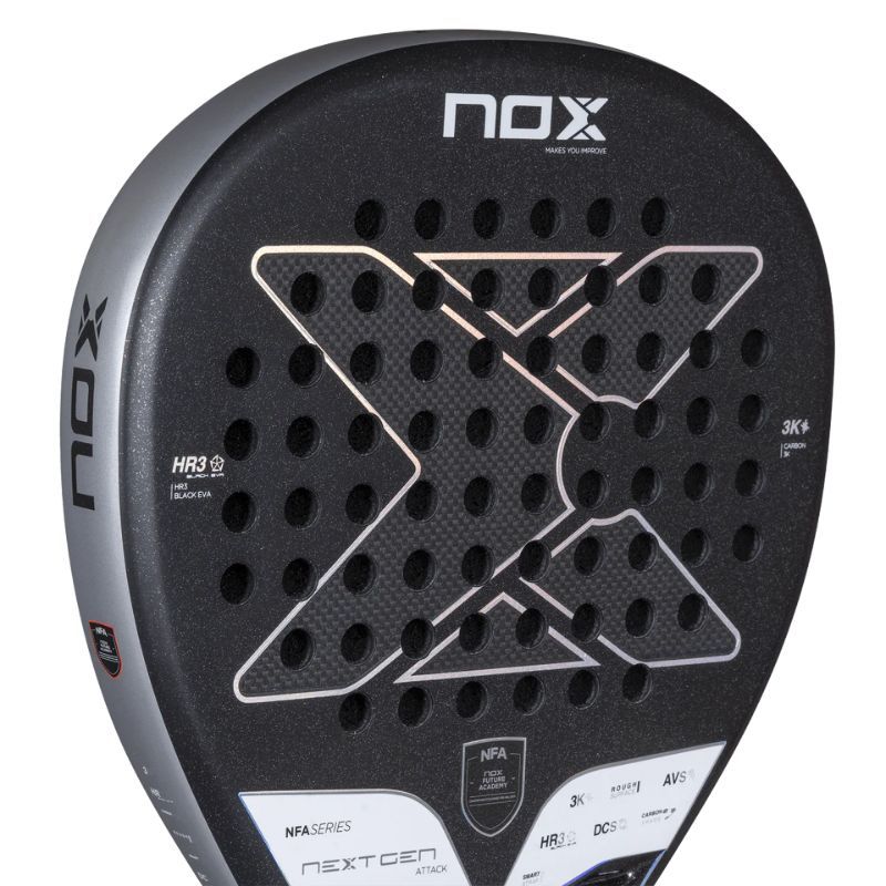 RAQUETTE DE PADEL NOX NEXTGEN PRO ATTACK 3K 2025