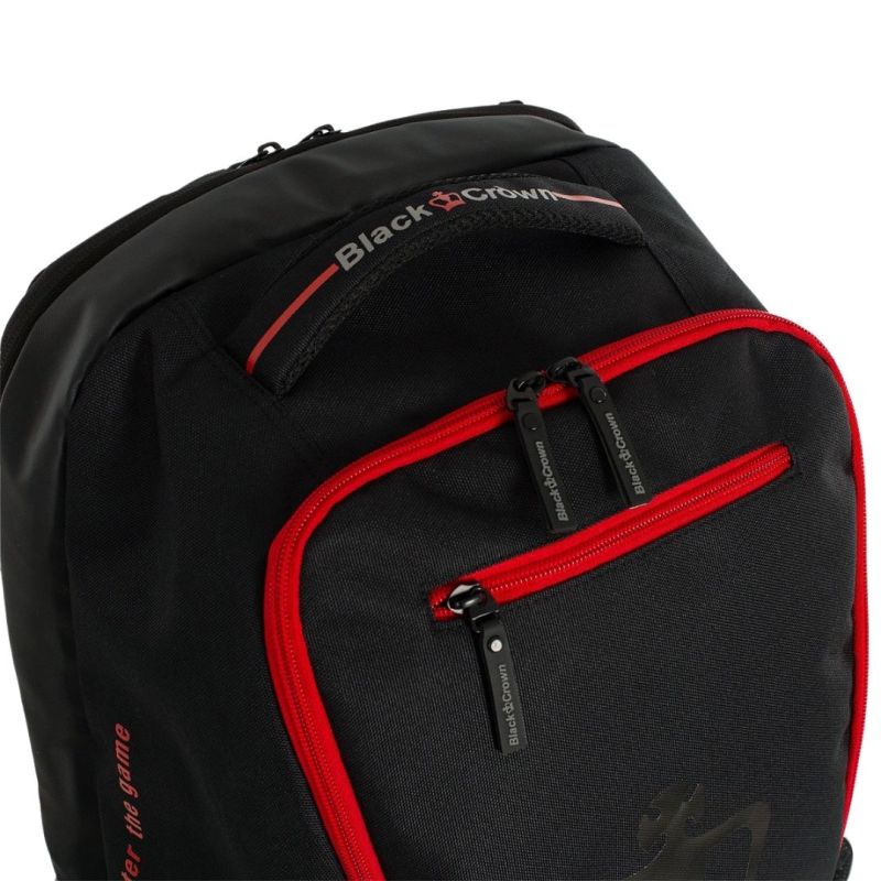 SAC A DOS BLACK CROWN RAPTOR noir/rouge