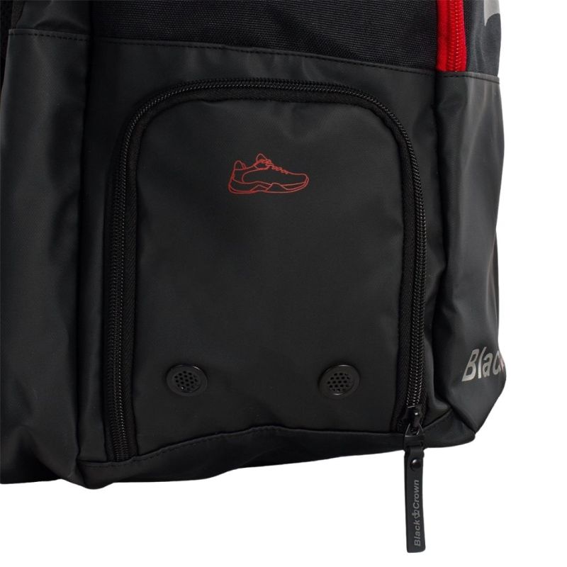 SAC A DOS BLACK CROWN RAPTOR noir/rouge