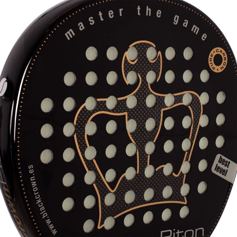 RAQUETTE DE PADEL BLACK CROWN PITON