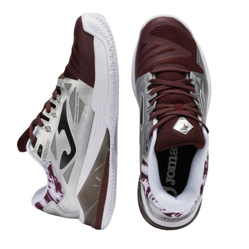 CHAUSSURES DE PADEL JOMA SPIN MEN 2512 MAROON noir/gris/blanc