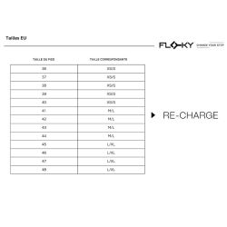 CHAUSSETTES FLOKY RE-CHARGE noir