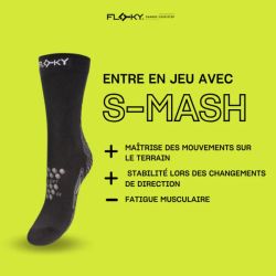 CHAUSSETTES FLOKY S-MASH 2.0 noir