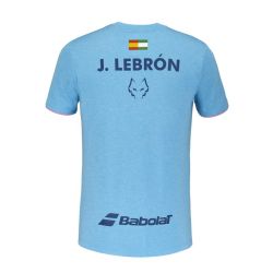 T-SHIRT BABOLAT CREW NECK TEE JUAN LEBRON 2025 bleu