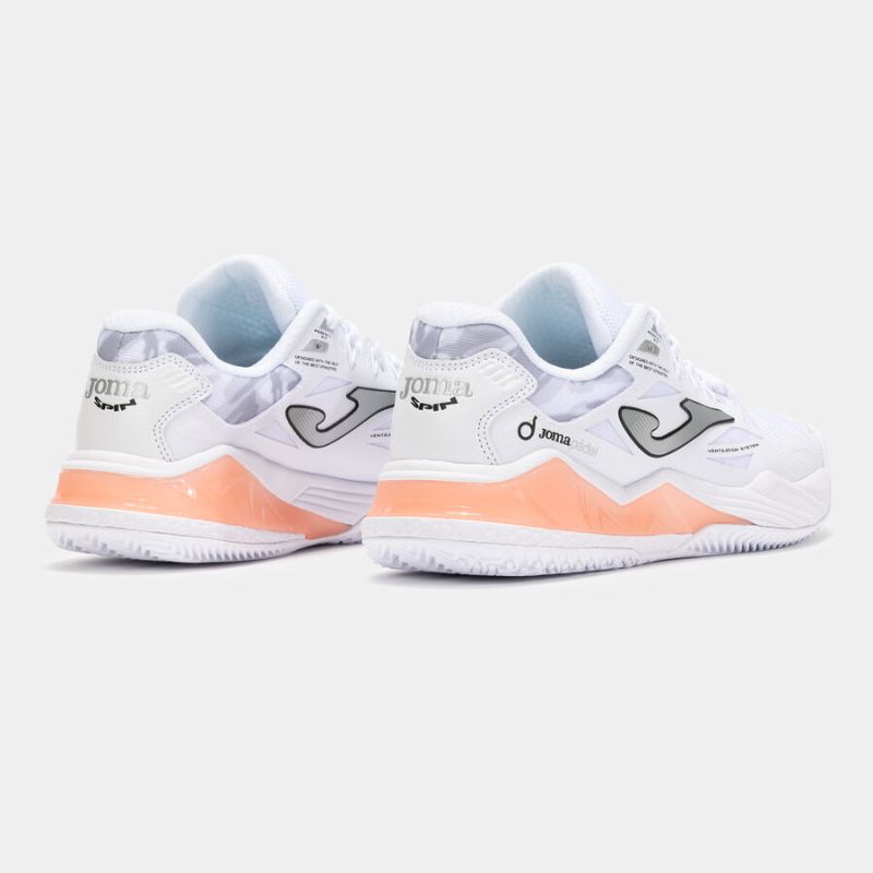 CHAUSSURES DE PADEL JOMA SPIN LADY 2502 blanc