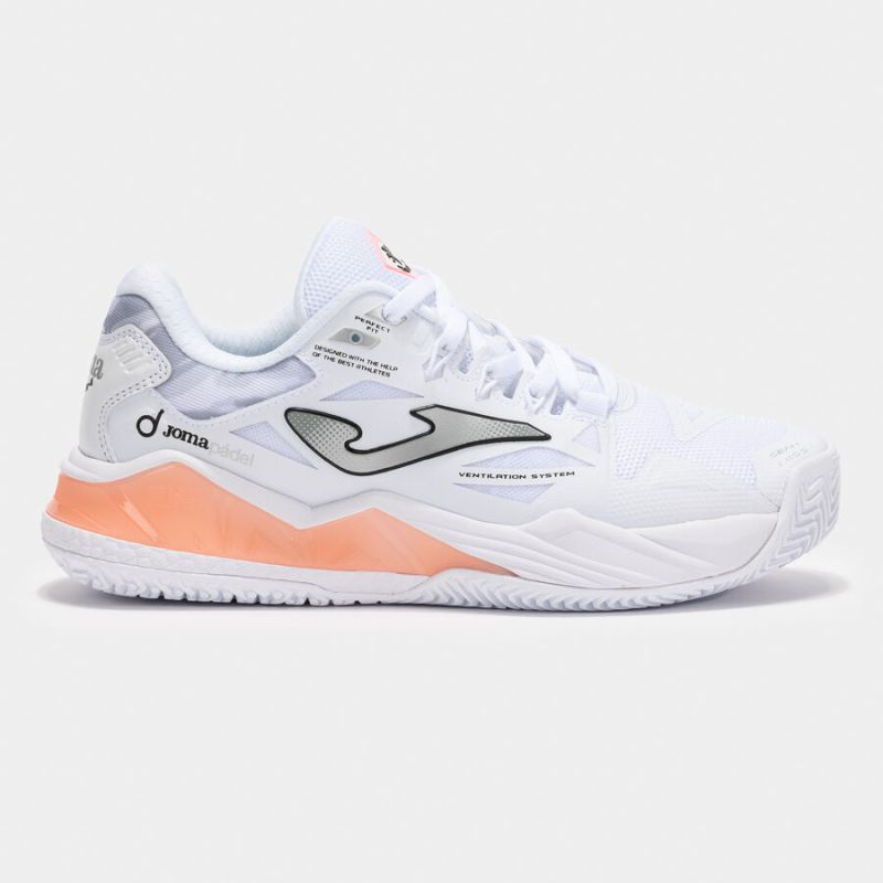 CHAUSSURES DE PADEL JOMA SPIN LADY 2502 blanc