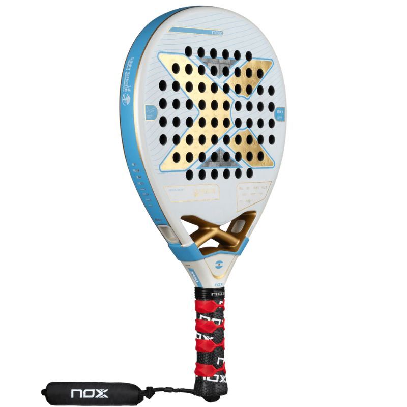 RAQUETTE DE PADEL NOX PACK AT10 LUXURY GENIUS 18K ALUM 2025 BUENOS AIRES by Agustín Tapia
