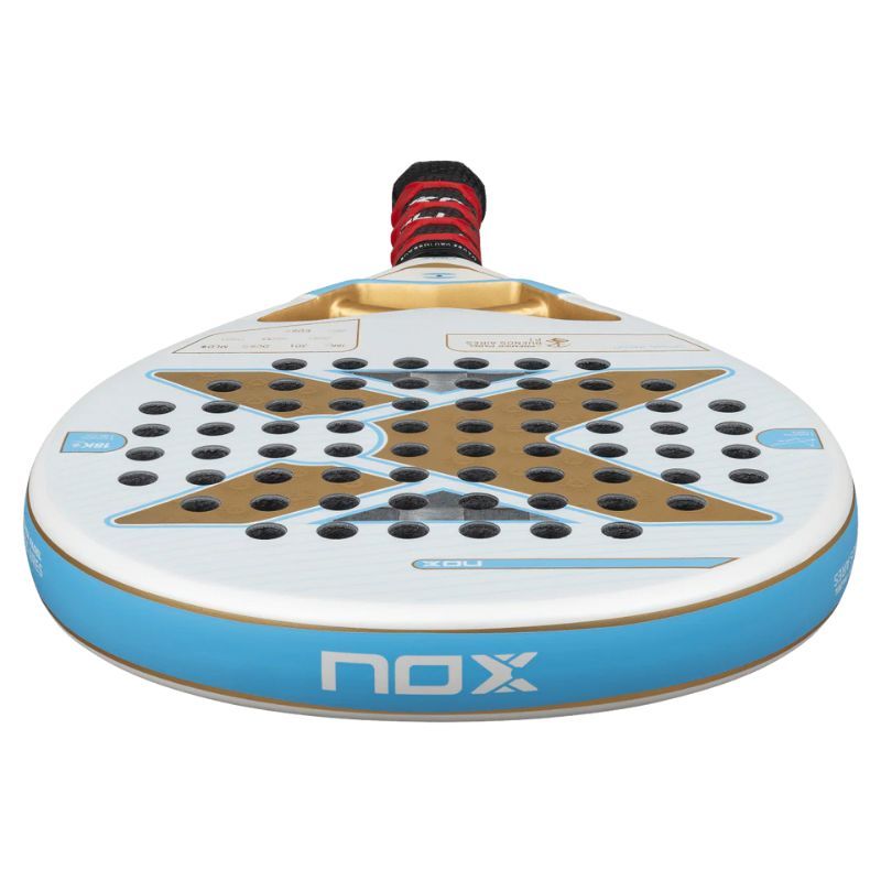 RAQUETTE DE PADEL NOX PACK AT10 LUXURY GENIUS 18K ALUM 2025 BUENOS AIRES by Agustín Tapia