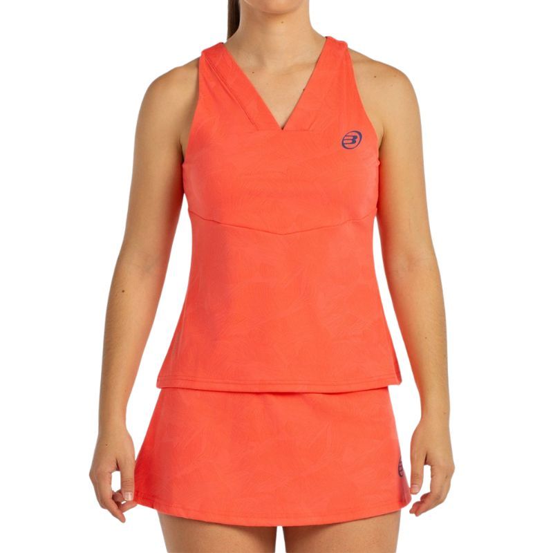 T-SHIRT BULLPADEL CORTEGA orange geranium