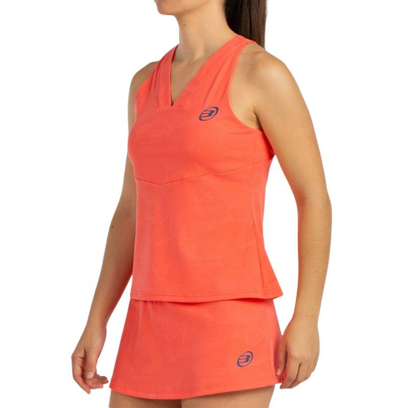 T-SHIRT BULLPADEL CORTEGA orange geranium