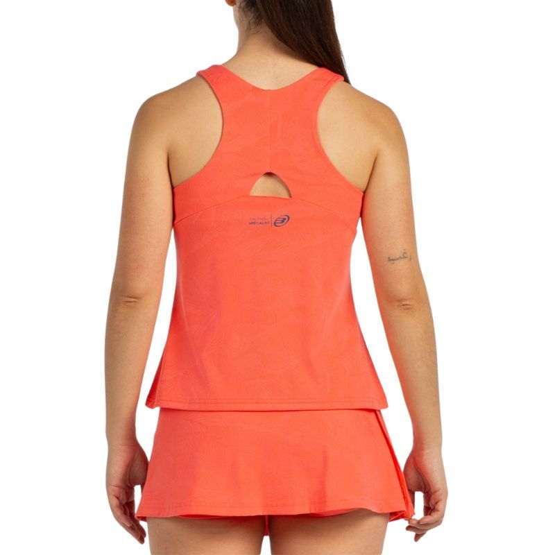 T-SHIRT BULLPADEL CORTEGA orange geranium