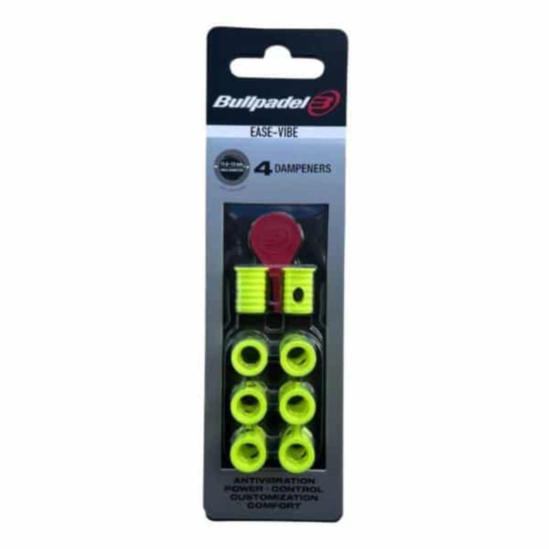 ANTIVIBRATEURS BULLPADEL EASE VIBE X4 jaunes