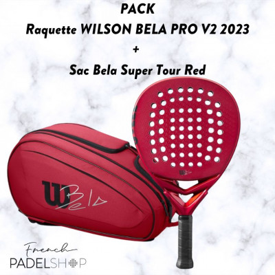 PACK WILSON BELA PRO V2 + SAC BELA SUPER TOUR RED