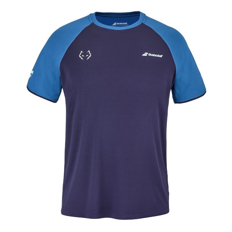T-SHIRT BABOLAT CREW NEK TEE LEBRON BLEU