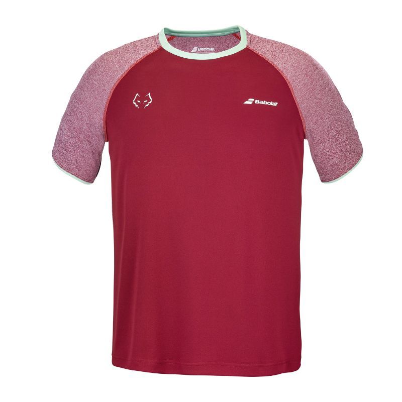 T-SHIRT BABOLAT CREW NEK TEE LEBRON ROUGE